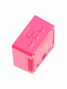 VST 887Y-1 Красные часы настольные (без блока)